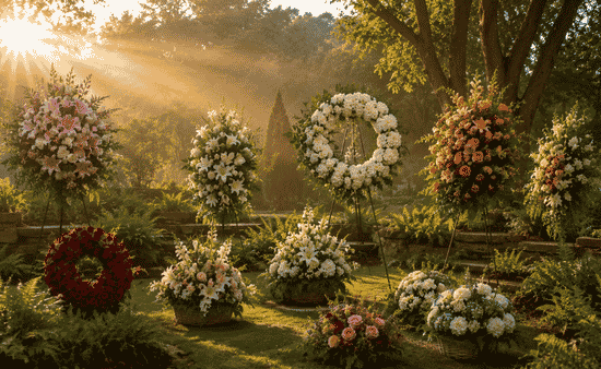 Elegant White Tributes