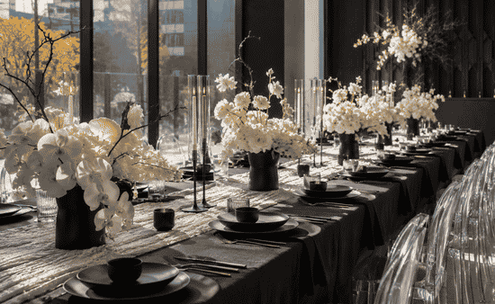 Modern And Elegant Centerpieces