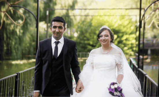 Where to Place Wedding Portrait Decor at the Reception