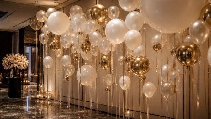 Floating Balloon Cascade