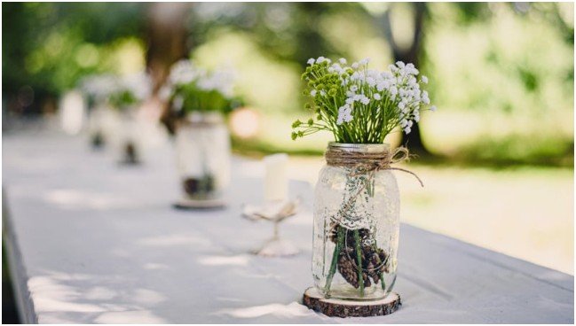 Upcycled Glass Bud Vases
