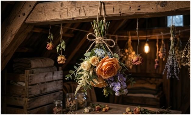 Traditional Air-Drying for a Rustic Keepsake