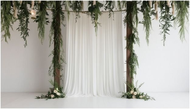 Ceremony Wedding Greenery Decor Ideas Without Flowers